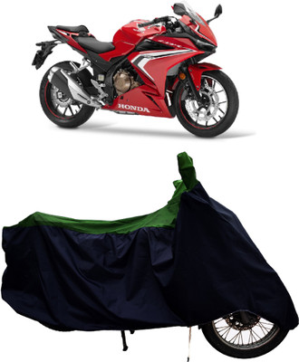 Tricway Two Wheeler Cover for Honda(CBR500R, Green)