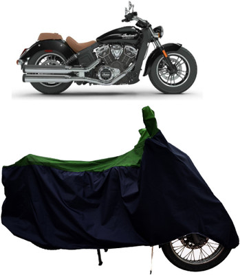 Tricway Two Wheeler Cover for Indian(Scout, Green)