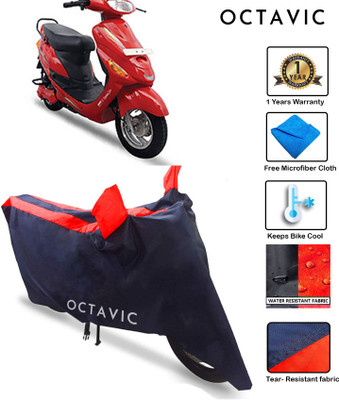 octavic Waterproof Two Wheeler Cover for Hero(E Sprint, Red)