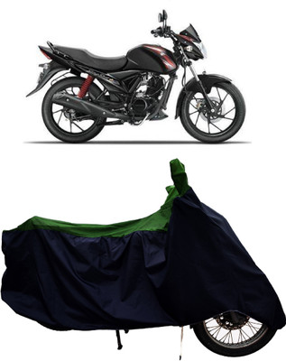 Tricway Two Wheeler Cover for Suzuki(Sling Shot, Green)