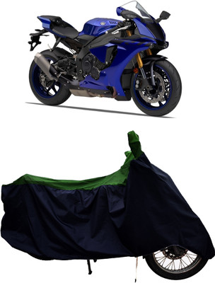Tricway Two Wheeler Cover for Yamaha(YZF R1M BS6, Green)