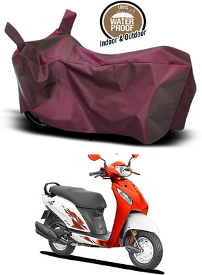 KEDIT Two Wheeler Cover for Honda(Activa, Maroon)