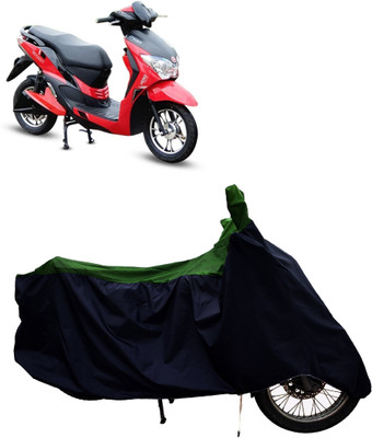Tricway Two Wheeler Cover for Hero Electric(Electric Dash, Green)