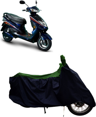 Tricway Two Wheeler Cover for Okinawa(Ridge Plus, Green)