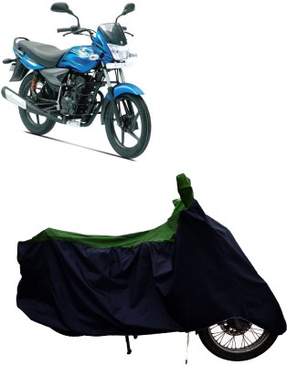 Tricway Two Wheeler Cover for Bajaj(Platina 125, Green)