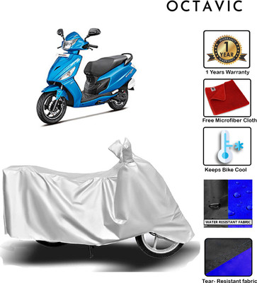 octavic Waterproof Two Wheeler Cover for Hero(Maestro Edge, Silver)