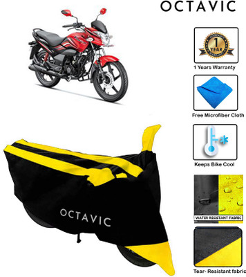 octavic Waterproof Two Wheeler Cover for Hero(Passion Xpro, Yellow)