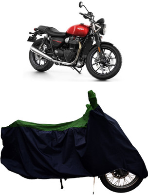 Tricway Two Wheeler Cover for Triumph(Street Twin BS6, Green)