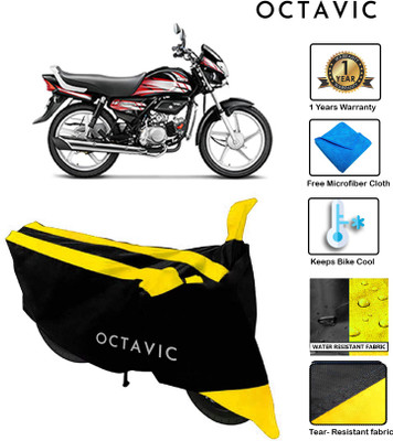Mdstar Waterproof Two Wheeler Cover for Hero(HF Deluxe, Yellow)