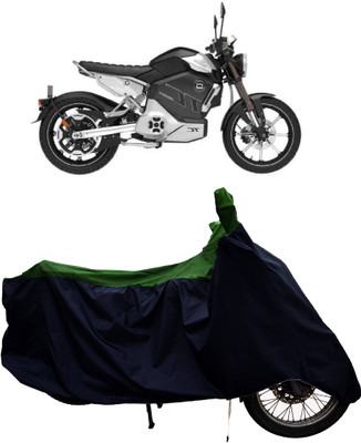 Tricway Two Wheeler Cover for Revolt(RV Cafe Racer BS6, Green)