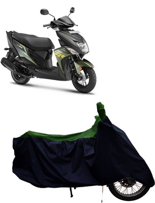 Tricway Two Wheeler Cover for Yamaha(Cygnus Ray ZR BS6, Green)