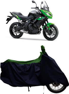 Tricway Two Wheeler Cover for Kawasaki(Versys 650 BS6, Green)