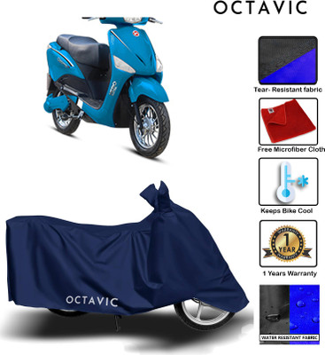 Mdstar Waterproof Two Wheeler Cover for Hero(Electric, Blue)