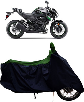 Tricway Two Wheeler Cover for Kawasaki(Z800, Green)