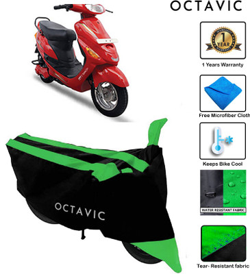 octavic Waterproof Two Wheeler Cover for Hero(E Sprint, Green)