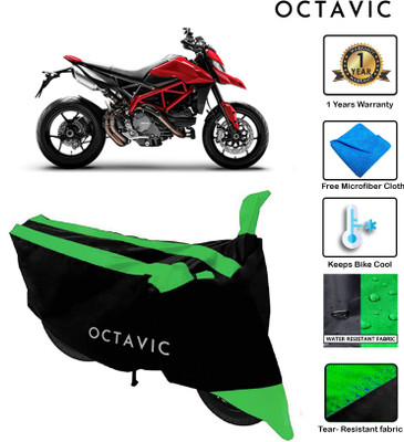 octavic Waterproof Two Wheeler Cover for Ducati(Hyperstrada, Green)