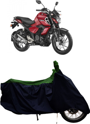 Tricway Two Wheeler Cover for Yamaha(FZ-S Fi Version 3.0 BS6, Green)