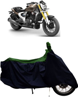 Tricway Two Wheeler Cover for TVS(Zeppelin BS6, Green)