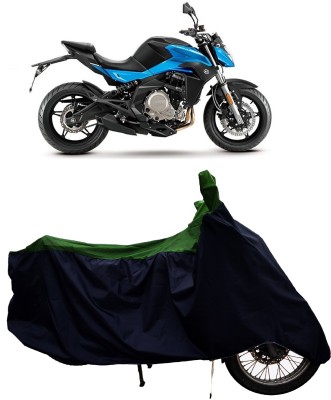 Tricway Two Wheeler Cover for CFMoto(650 NK BS6, Green)