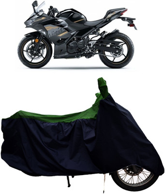 Tricway Two Wheeler Cover for Kawasaki(Ninja 650 BS6, Green)