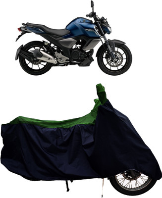 Tricway Two Wheeler Cover for Yamaha(FZ S FI New, Green)