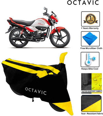 octavic Waterproof Two Wheeler Cover for Hero(Splendor I Smart, Yellow)