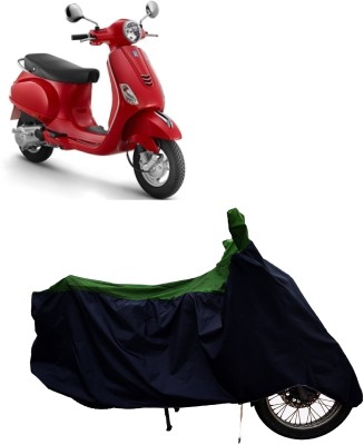 Tricway Two Wheeler Cover for Piaggio(Vespa LX 125, Green)