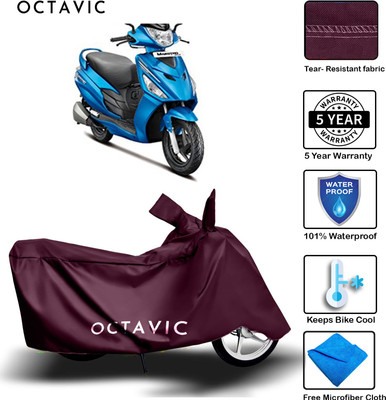 AUTOCAD Waterproof Two Wheeler Cover for Hero(Maestro, Maroon)