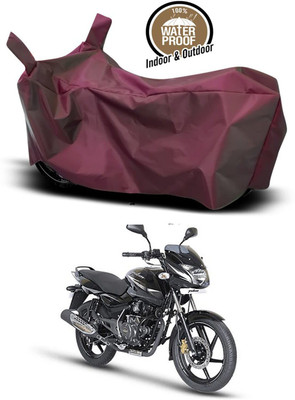 KEDIT Two Wheeler Cover for Bajaj(Pulsar 150, Maroon)
