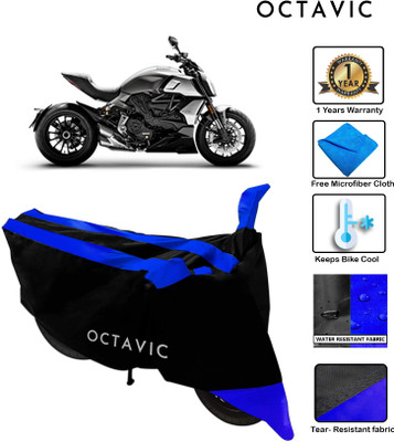 octavic Waterproof Two Wheeler Cover for Ducati(Diavel, Blue)