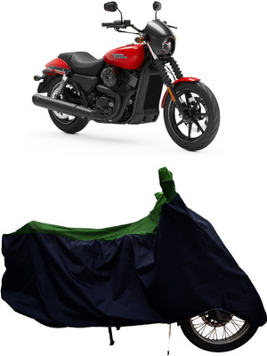 Tricway Two Wheeler Cover for Harley Davidson(Street 750, Green)