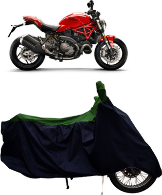 Tricway Two Wheeler Cover for Ducati(Monster 821, Green)