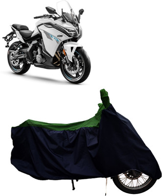 Tricway Two Wheeler Cover for CFMoto(650GT BS6, Green)