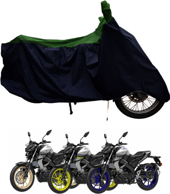 Tricway Two Wheeler Cover for Yamaha(MT-15 BS6, Green)