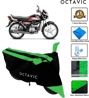 octavic Waterproof Two Wheeler Cover for Hero(HF Deluxe, Green)