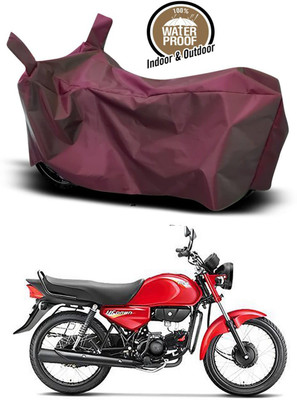 KEDIT Waterproof Two Wheeler Cover for Hero(HF Dawn BS6, Maroon)