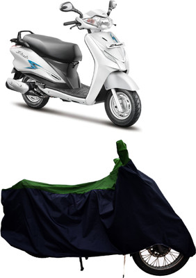 Tricway Two Wheeler Cover for Hero(Duet 125 CC BS6, Green)