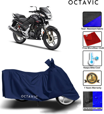 AUTOCAD Waterproof Two Wheeler Cover for Hero(CBZ, Blue)