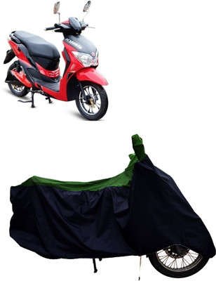 Tricway Two Wheeler Cover for Hero Electric(Electric Dash BS6, Green)