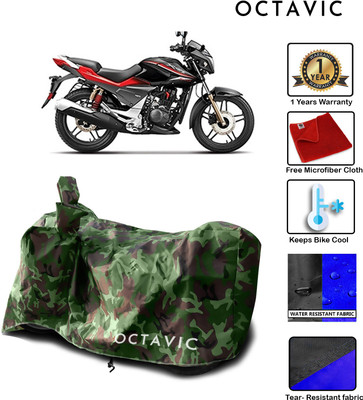 octavic Waterproof Two Wheeler Cover for Hero(CBZ Extreme, Green)