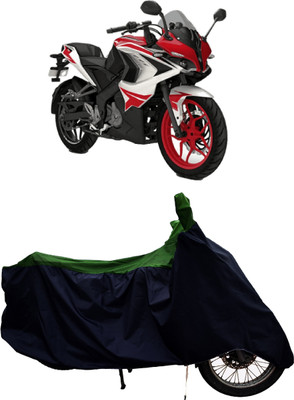 Tricway Two Wheeler Cover for Bajaj(Pulsar RS 200, Green)