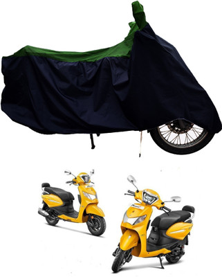 Tricway Two Wheeler Cover for Hero(MotoCorp Pleasure Plus, Green)