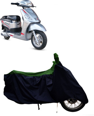 Tricway Two Wheeler Cover for Hero Electric(Electric NYX e5, Green)
