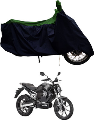 Tricway Two Wheeler Cover for Revolt(Motors RV 400, Green)
