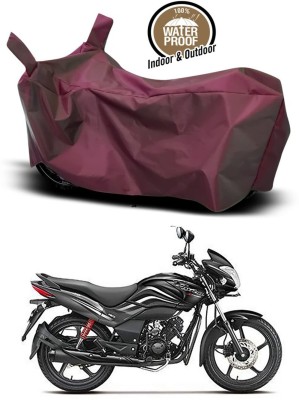 KEDIT Waterproof Two Wheeler Cover for Universal For Bike(Passion Xpro, Maroon)