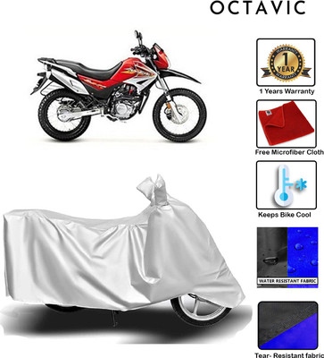 octavic Waterproof Two Wheeler Cover for Hero(Impulse, Silver)