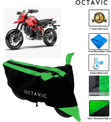 octavic Waterproof Two Wheeler Cover for Ducati(Hyperstrada, Green)