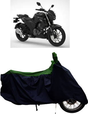 Tricway Two Wheeler Cover for Yamaha(FZ 25 BS6, Green)