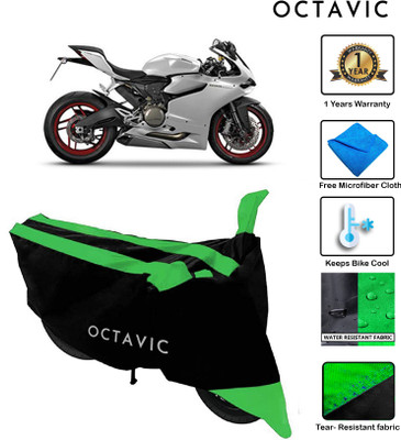 octavic Waterproof Two Wheeler Cover for Ducati(899 Panigale, Green)