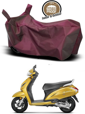 KEDIT Two Wheeler Cover for Honda(Activa 6G, Maroon)